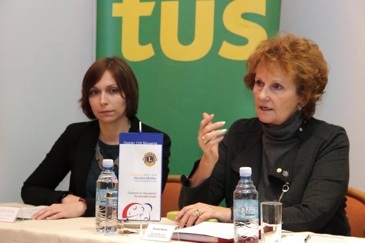 Bivša guvernerka Zveze Lions klubov Alenka Marter