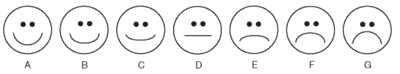 Vir: The faces scale (Andrews & Witney, 1976) 