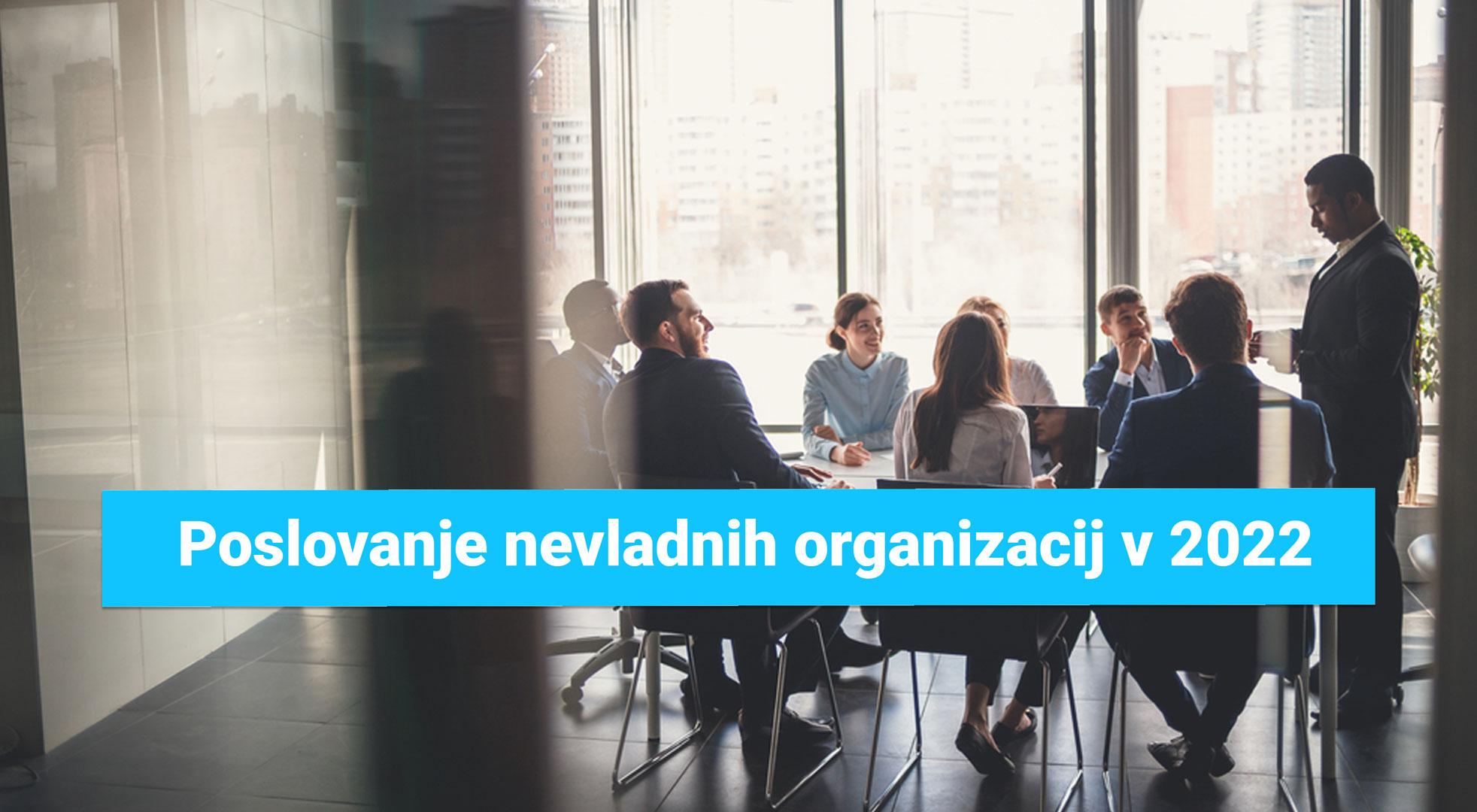 Ključni podatki in analize o finančnem ter programskem delovanju nevladnih organizacij v letu 2022