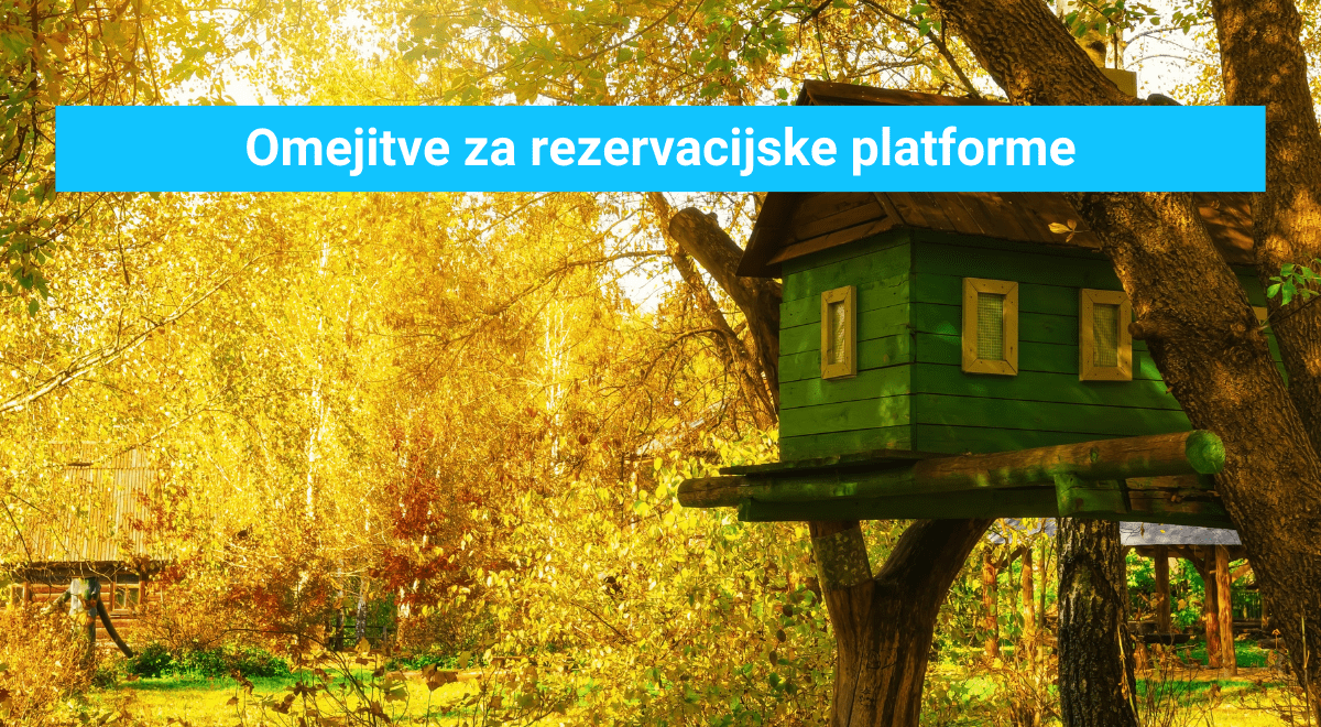 Pravni in tržni ukrepi za regulacijo delovanja spletnih rezervacijskih platform