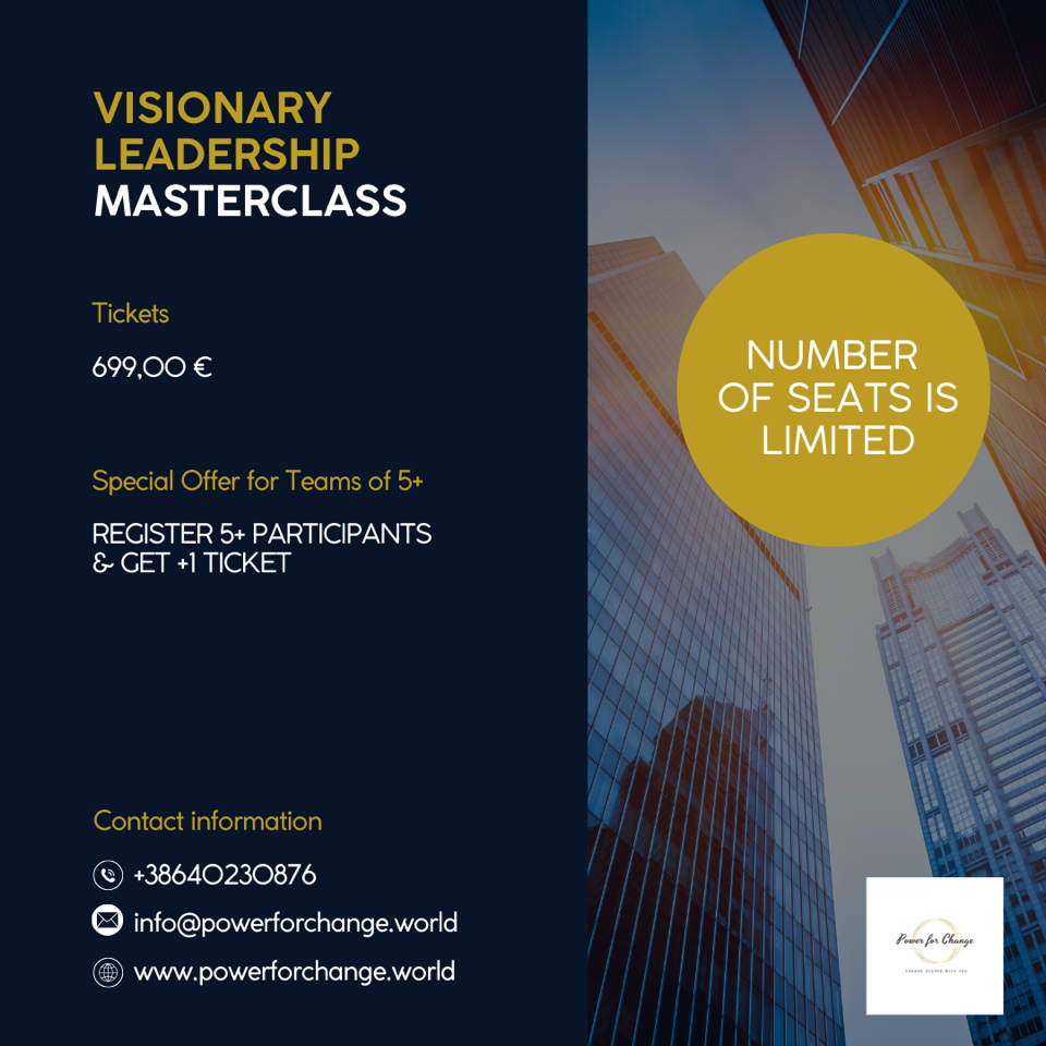 Visionary Leadership Masterclass z Dr. Konovalovom